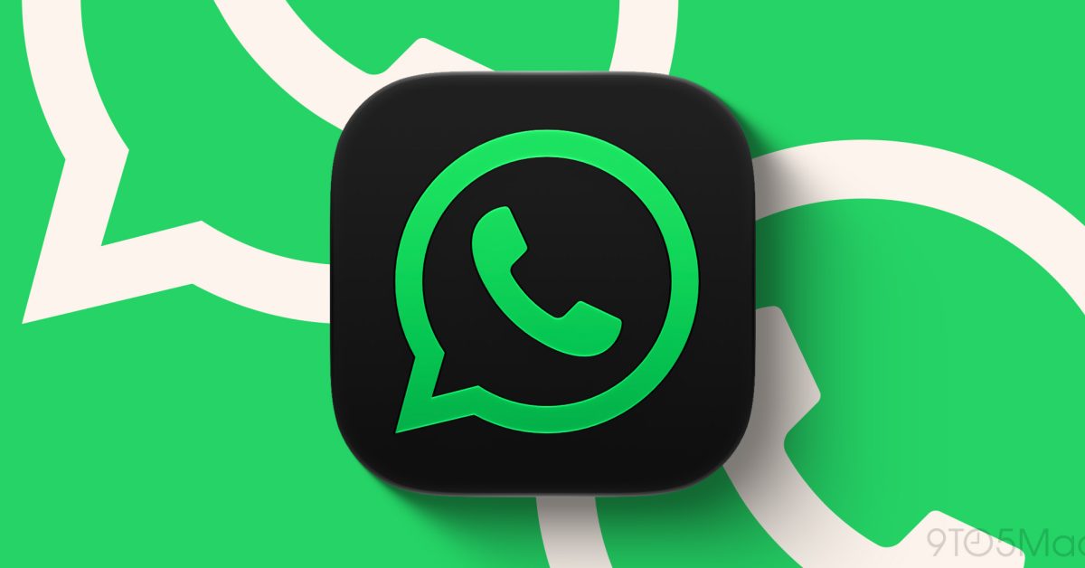 Логотип WhatsApp на фоне iPhone с функцией запланированных сообщений