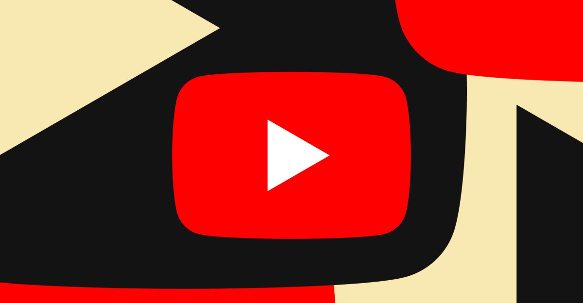 Логотип YouTube на фоне экрана с кнопкой «Не нравится»