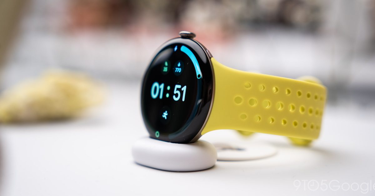 Изображение часов Pixel Watch 5 с унифицированной сборкой от Google. Изображение часов Pixel Watch 5 с унифицированной сборкой от Google.
