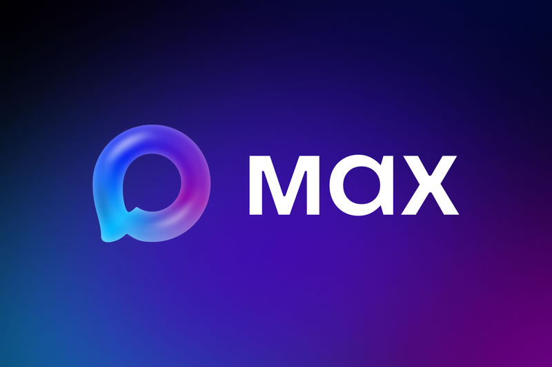 Логотип мессенджера Макс на фоне App Store