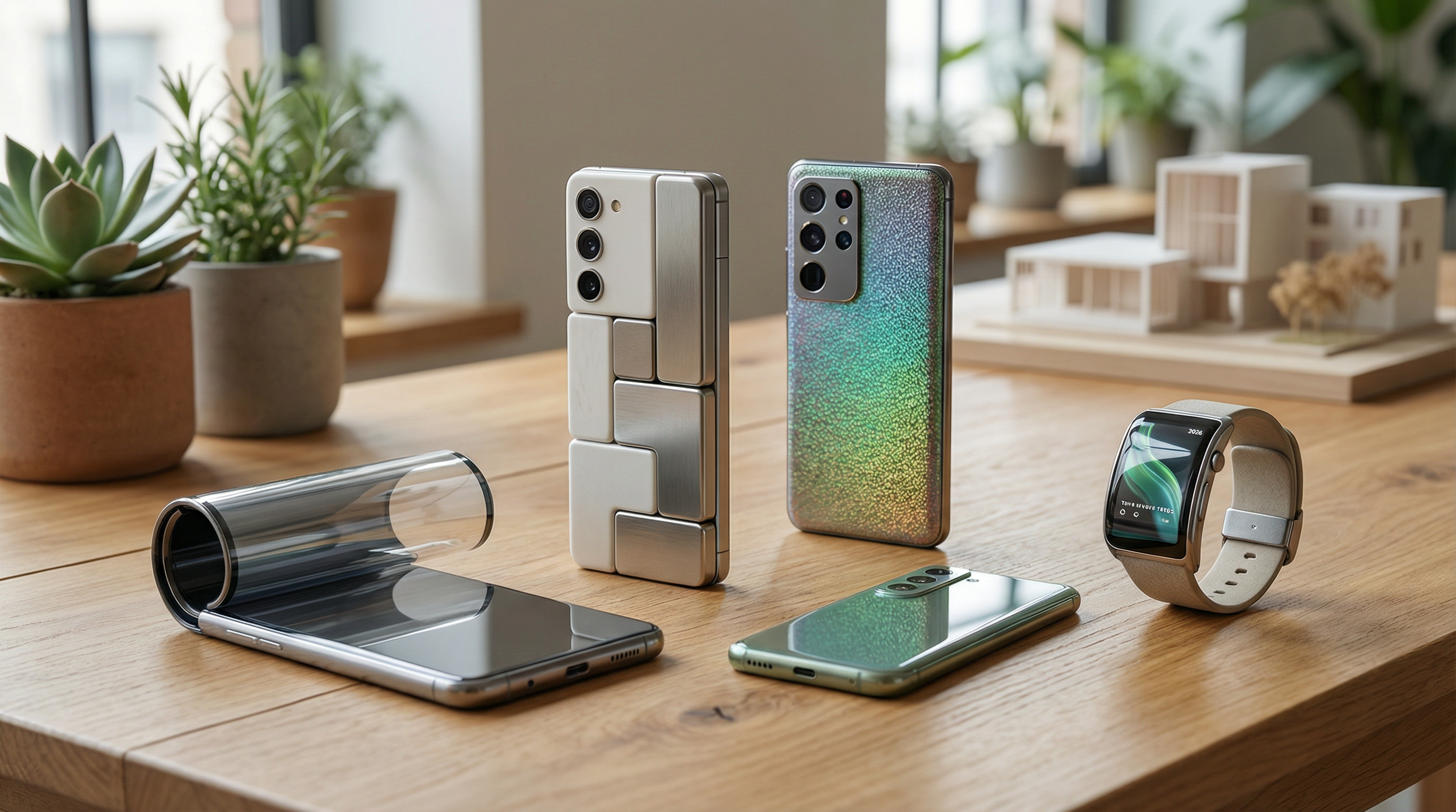 Подборка необычных смартфонов и умных часов на 2026 год. Подборка необычных смартфонов и умных часов на 2026 год.