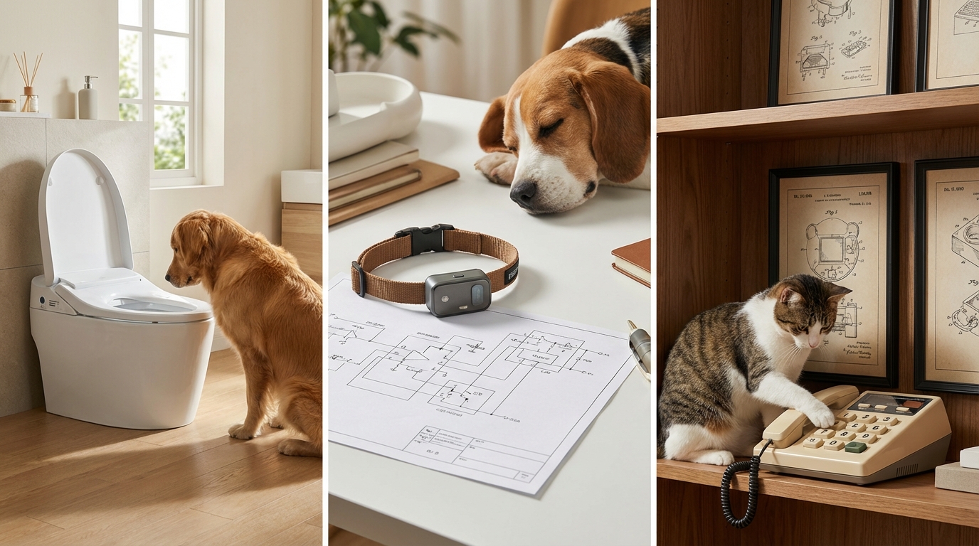 Инновационные устройства для домашних животных: патенты на технологии общения и успокоения питомцев.