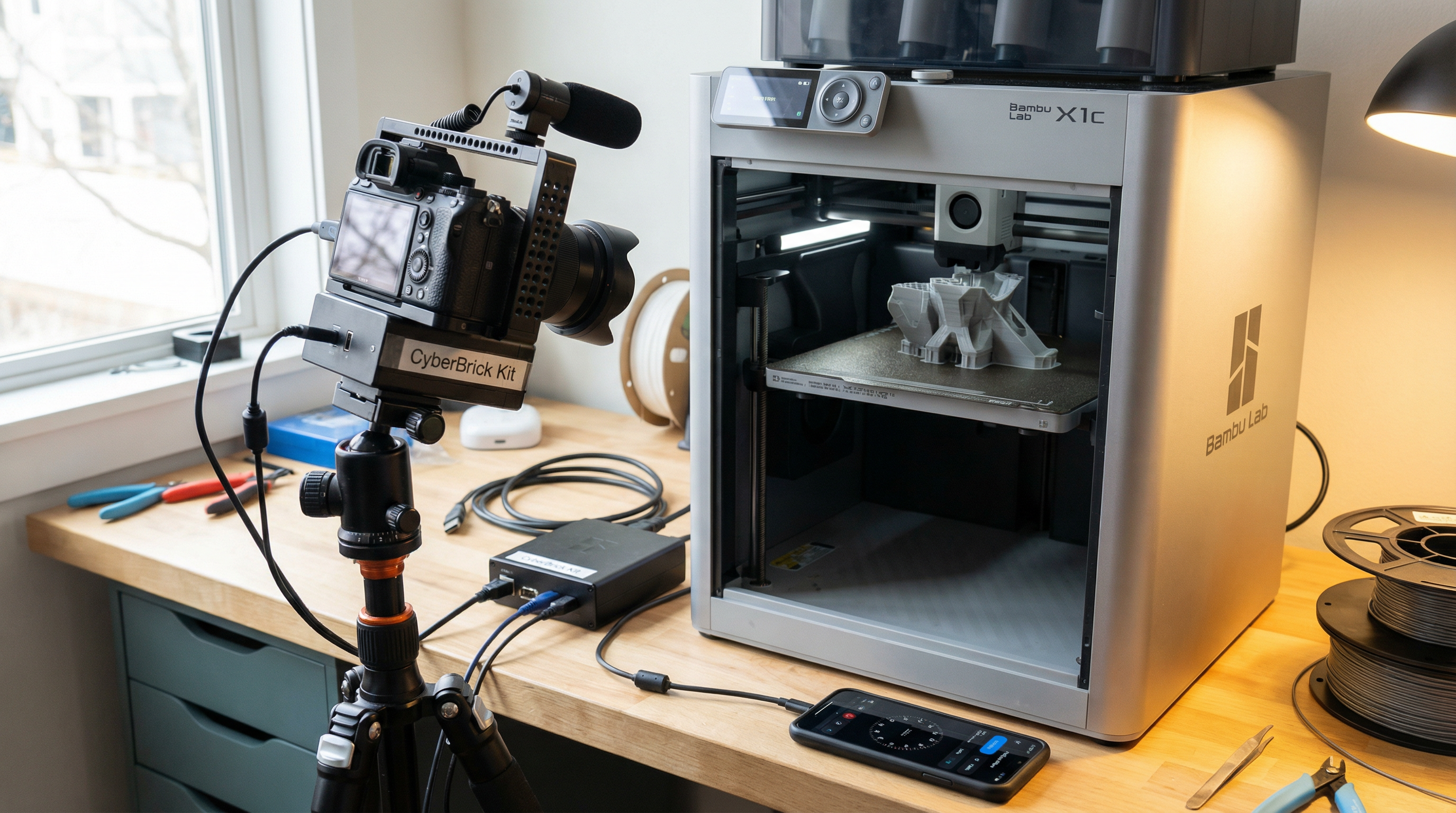 Набор CyberBrick Time-lapse Kit для 3D-принтеров Bambu Lab