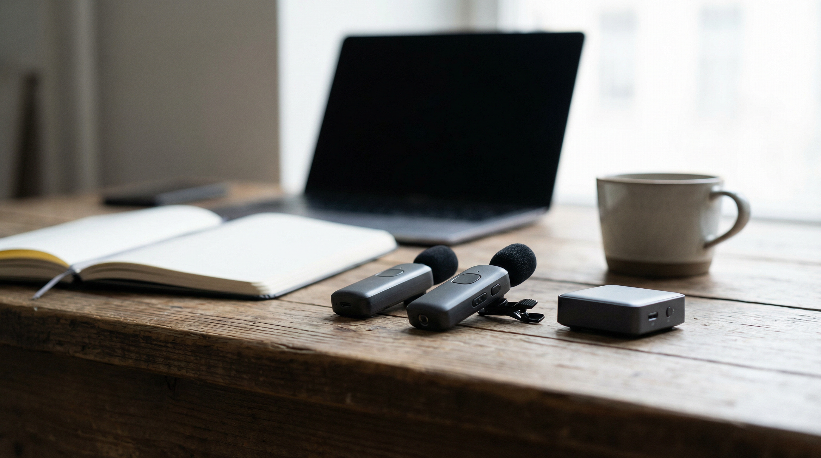 Компактный беспроводной микрофон для улучшения звука в видео на смартфоне. Компактный беспроводной микрофон для улучшения звука в видео на смартфоне.